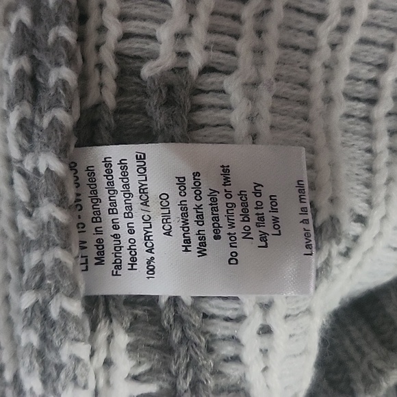 Nordic grey reindeer sweater - Picture 5 of 7